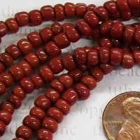 Mahogany 4/0 Pony Beads