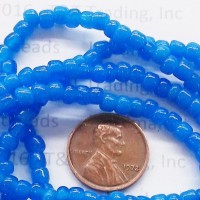 Greasy Blue 5/0 Pony Beads