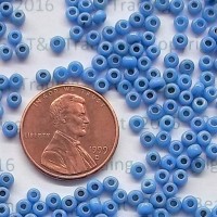Old Blue Lt Slate 8/0 Seed Beads