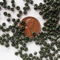Olive Green 8/0 Seed Beads