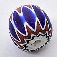 CT23 Roundish Chevron Trade Bead