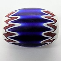 CT25 Chevron Barrel Trade Bead