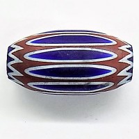 Tappered Oval Chevron Trade Bead V 2