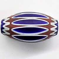 Nice Oval Chevron Trade Bead V 3