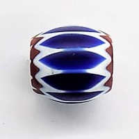 Barrel Chevron Trade Bead V 6