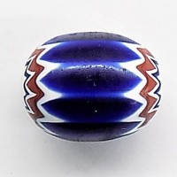 Oval Chevron Trade Bead V 8
