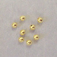 5mm Gold Plated Beads