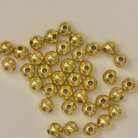 Brass Beads 1/4 inch