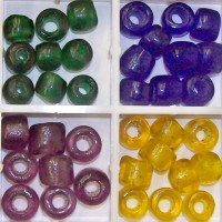 Transparent Crow Beads