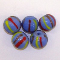 Blue Pumpkin Beads