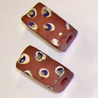 Brick Fancy Eye Beads