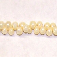 Micro Teardrop Ivory Pearl