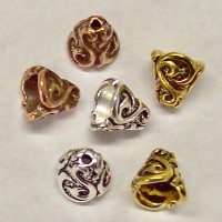 Cone End Caps Gold
