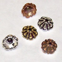 Cone End Caps Gold