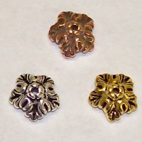 Bead Caps Gold