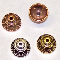 Bead Caps Gold