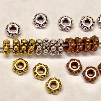 Bumpy Spacers Gold