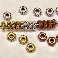 Bumpy Spacers Silver