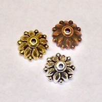 Bead Caps Copper