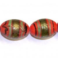 Red Fancy Oval