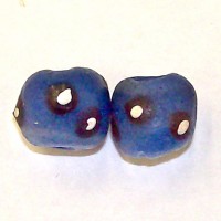 Blue Spot Eye Beads