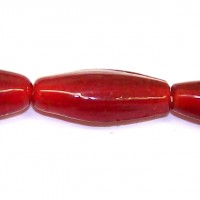 Red Tapered Oval