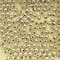 2mm Sterling Silver Round Beads