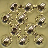 8mm Sterling Silver round beads