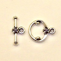 Silver Fancy Toggle