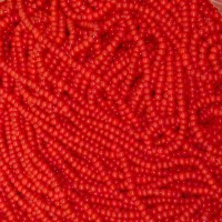 10/0 Med Red seed beads