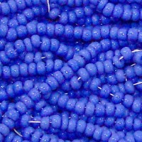 7/0 Op Med Blue seed beads