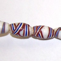 Mini White Cross Beads