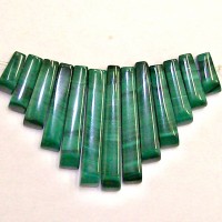Fan Set Malachite